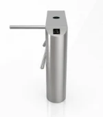 เครื่องกั้นทางเข้าออก Tripod Turnstile รุ่น EL105 มุมด้านข้าง พร้อมระบบ Access Control สำหรับสำนักงานและอาคาร