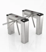 เครื่องกั้นทางเข้าออก Tripod Turnstile รุ่น EL148 แบบสองช่องทาง สำหรับระบบ Access Control ในอาคารและสำนักงาน