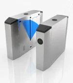 ประตู Flap Barrier รุ่น EL242 ดีไซน์สแตนเลสสำหรับระบบ Access Control ในอาคารสำนักงานและพื้นที่รักษาความปลอดภัย